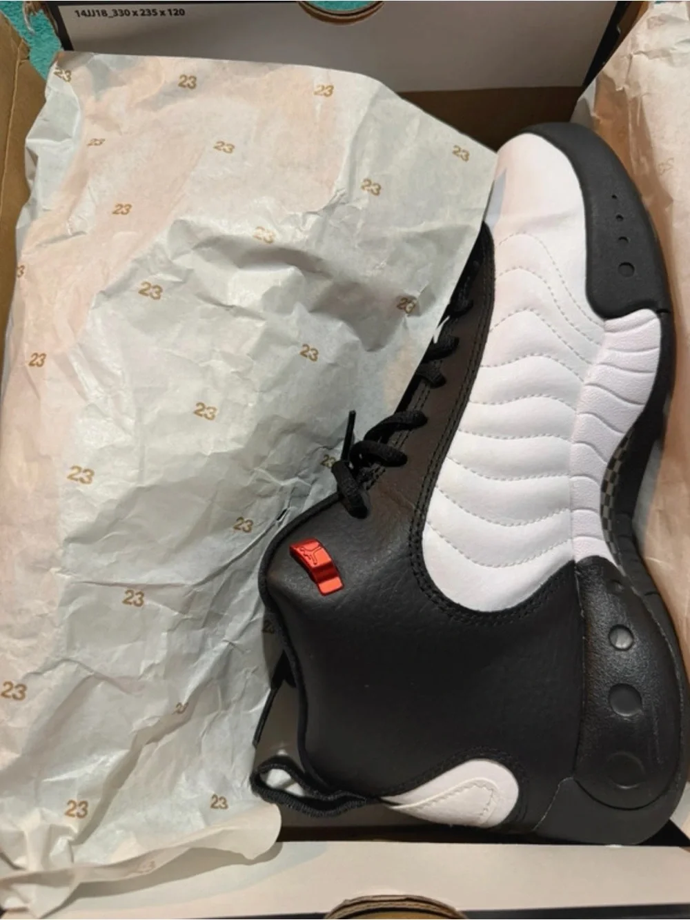 Jordan Jumpman Pro Sneakers in Black, White & Red Accents - Picture 5 of 5